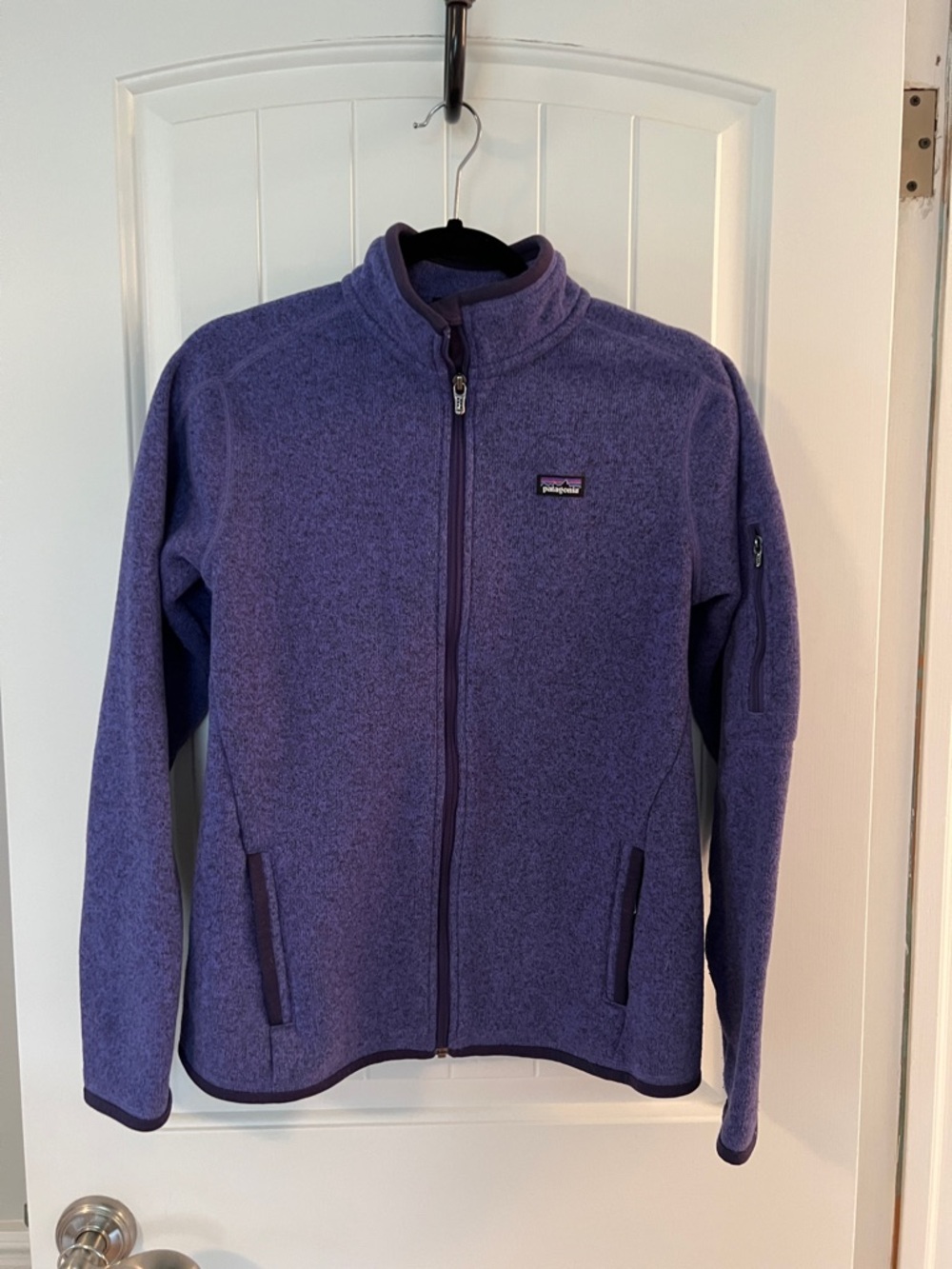 Patagonia Purple Full-Zip Fleece Jacket
